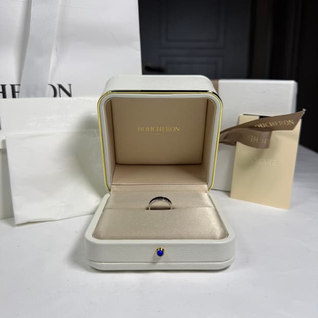 [풀구성,48호]부쉐론 콰트로 블랙 에디션 웨딩 밴드 링 반지