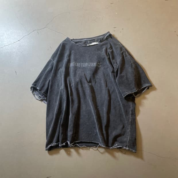 KZ ATELIER Destroyed Logo T-Shirt