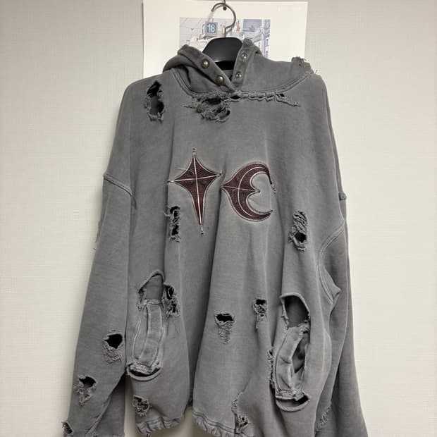 떠그클럽 락 후드 그레이