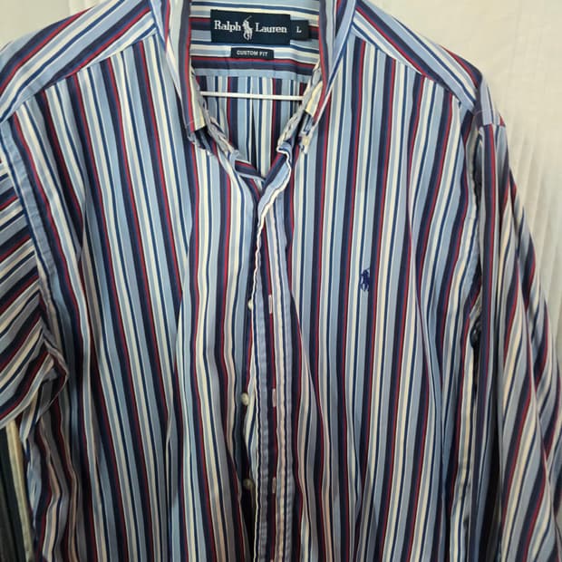 폴로 랄프로렌 스트라이프 셔츠남방
