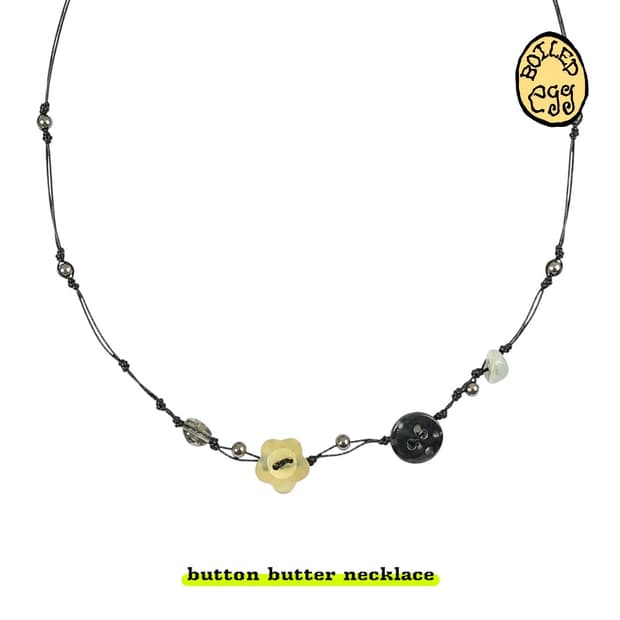 button butter necklace