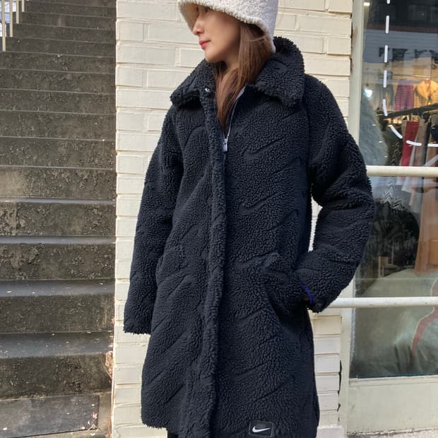 [S] 나이키 스우시 롱 후리스 플리스