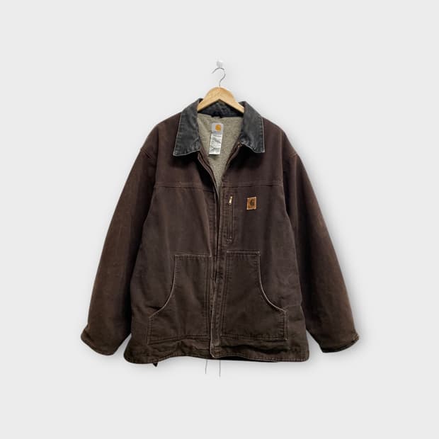 칼하트 쉐르파 샌드스톤 브라운 점퍼 L-3XL 