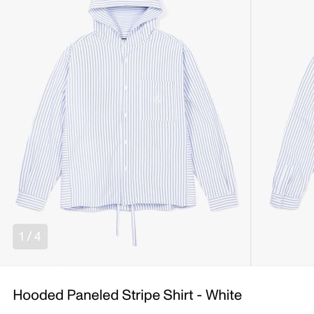 lores 로어즈 후드 셔츠