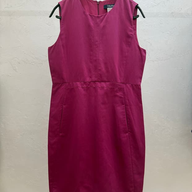 S Max Mara 린넨 블렌드 원피스