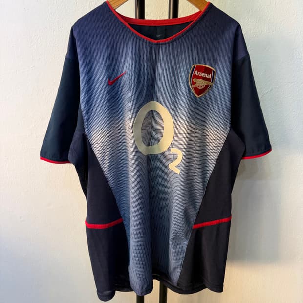 정품) 나이키 아스날 02/04 어웨이 유니폼 L