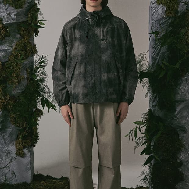 어널러코드 타이다이 후드점퍼 바람막이 블랙 M