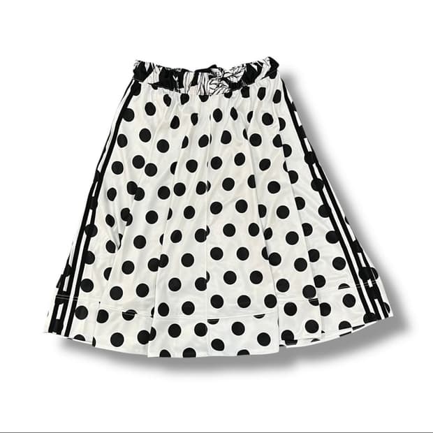 아디다스 도트 미디 저지 스커트
