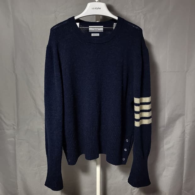 [새상품급] 5 / 톰브라운 사선완장 셰틀랜드 니트