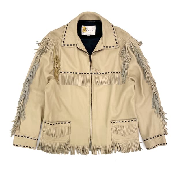 USA 빈티지 디어스킨 프린지 자켓 / 48