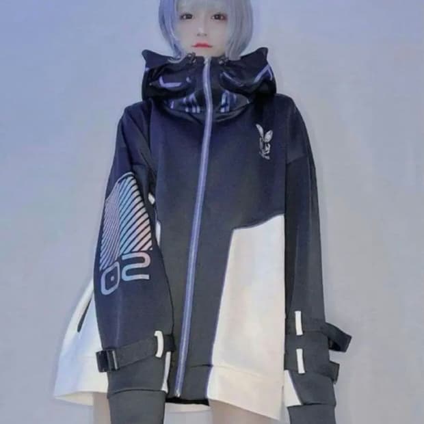 ililil 이루이루이루 서브컬쳐 섭컬 사이버 파카 져지 양산형 지뢰계