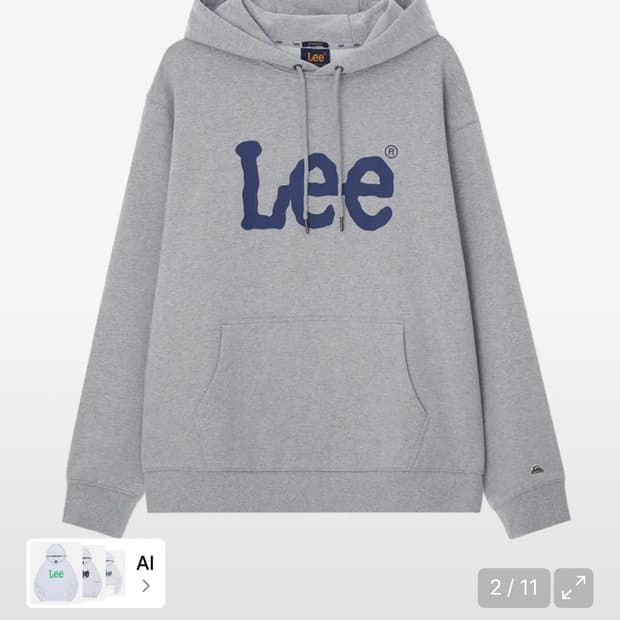 리 빅 트위치 로고 후드티