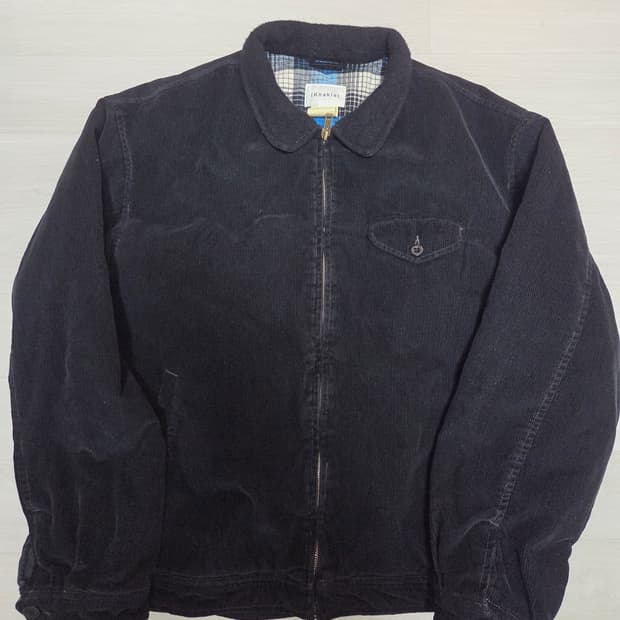 카키스 코듀로이 스윙자켓 25FW 블랙