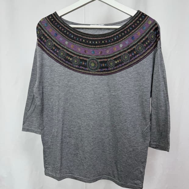 Vivienne tam printed long sleeve t-shirt