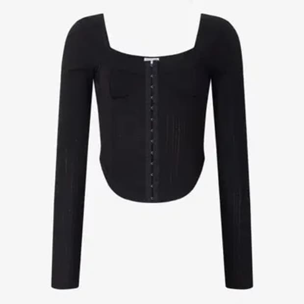 (미개봉 새상품)플리즈노팔로우 조안 코르셋 롱슬리브 joan corset