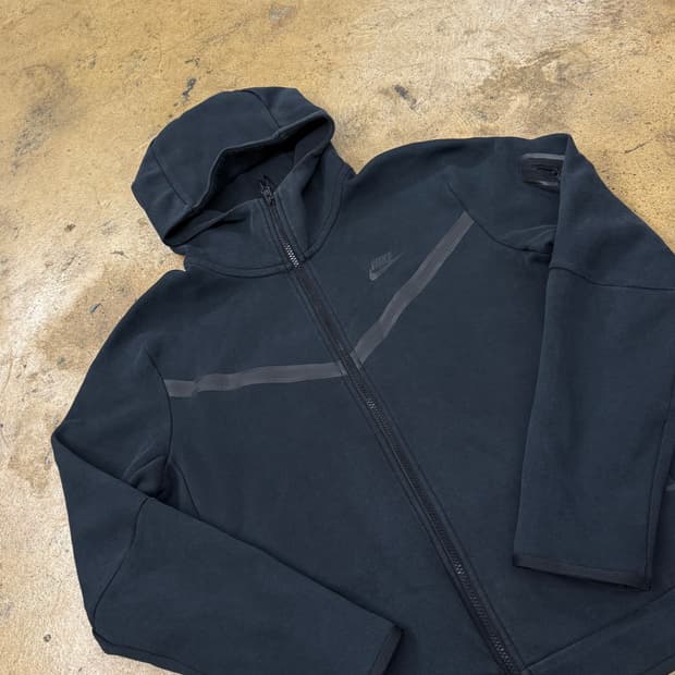 [정품/L] 나이키 테크 플리스 블랙 풀집업 후드집업 b16