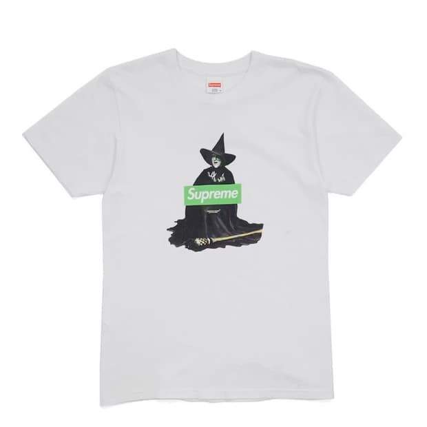 슈프림x언더커버 마녀 티셔츠 화이트 15ss