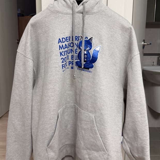 [A3]메종 키츠네 x 아더에러 메디테이션 폭스 후드 그레이