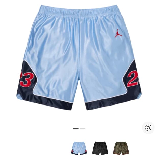 슈프림 조던 웜 업 쇼츠 라이트 블루 