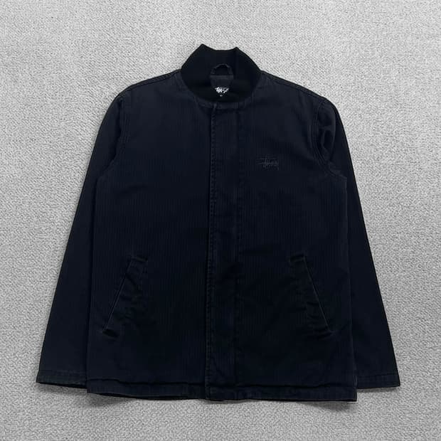 스투시 Stussy 00s 코튼 넥 자켓 블랙