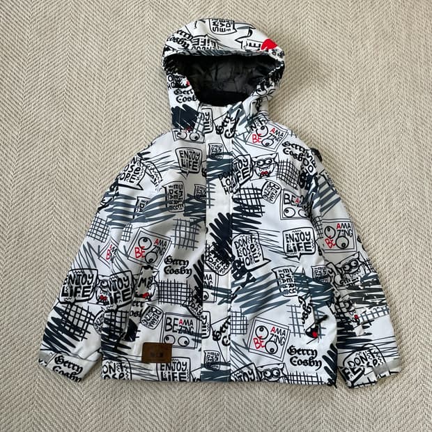 개리코스비 키즈 스노우 그래픽 자켓 