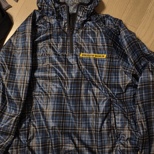 Sculptor Glossy Patterned Anorak