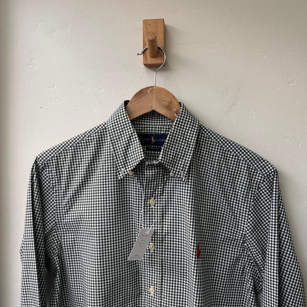 15259 - 폴로 랄프로렌 그린 체크 셔츠