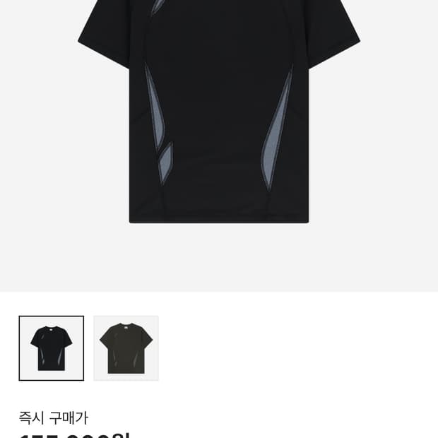 산산기어 팔로잉 패널 티셔츠 블랙 2사이즈