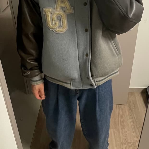 자라 중청 원턱 데님 팬츠 (baggy fit)