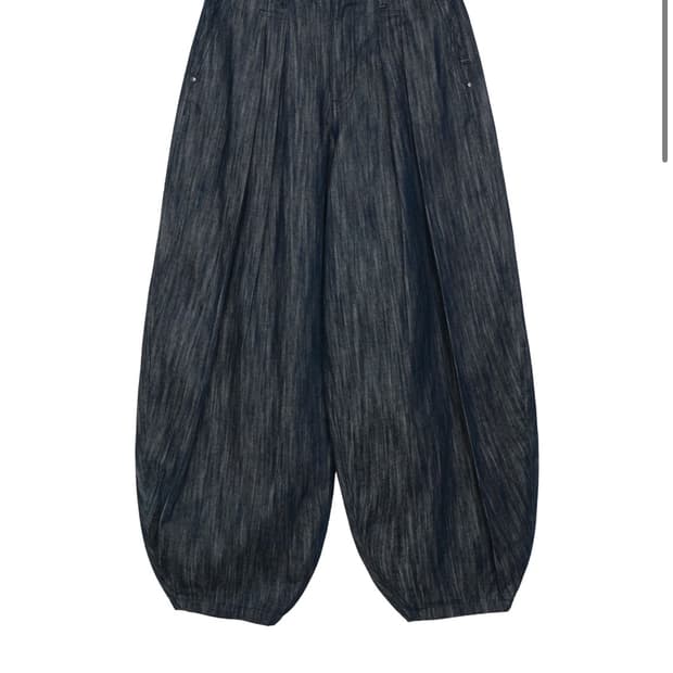 Idws 아이돈워너셀 벌룬 인디고 데님 