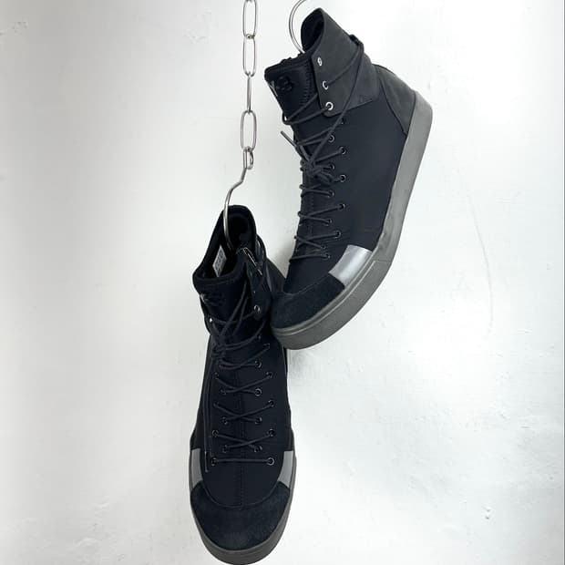 Y-3 Sen High Black Sneakers