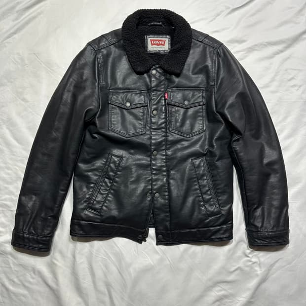 리바이스 쉐르파 블랙 자켓