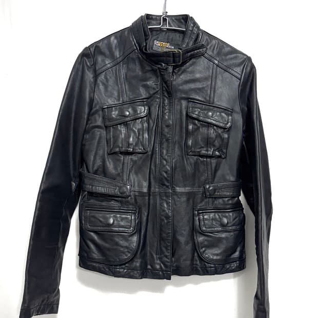 Lamb skin leather jacket