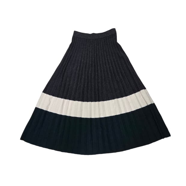 Covetblan 코벳블랑 니트 플레어 미디 스커트