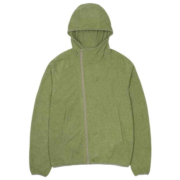 [2] 산산기어 플리스 버튼 자켓 집업 그린