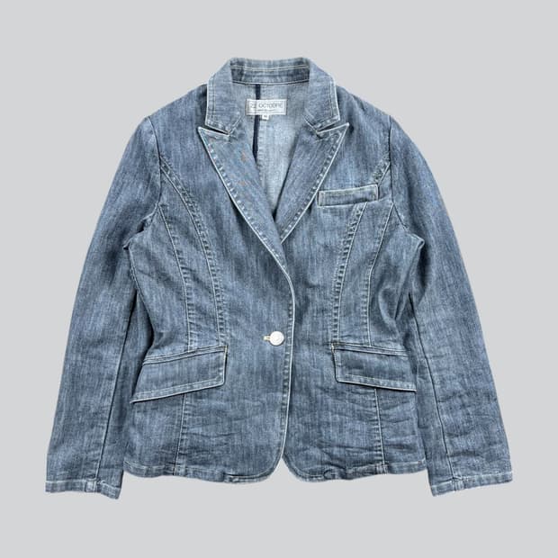 japanes vintage 데님 플레이져