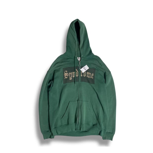 Syndrome 패치워크 로고 집업 후드 (usa)  