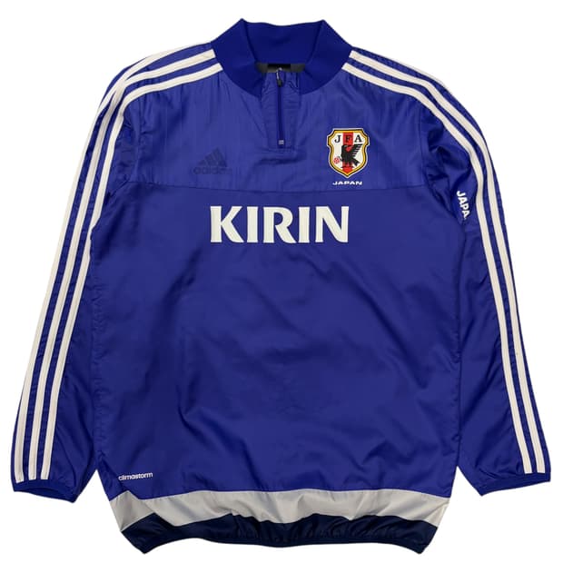 아디다스 일본 국대 기린 아노락 바람막이 S