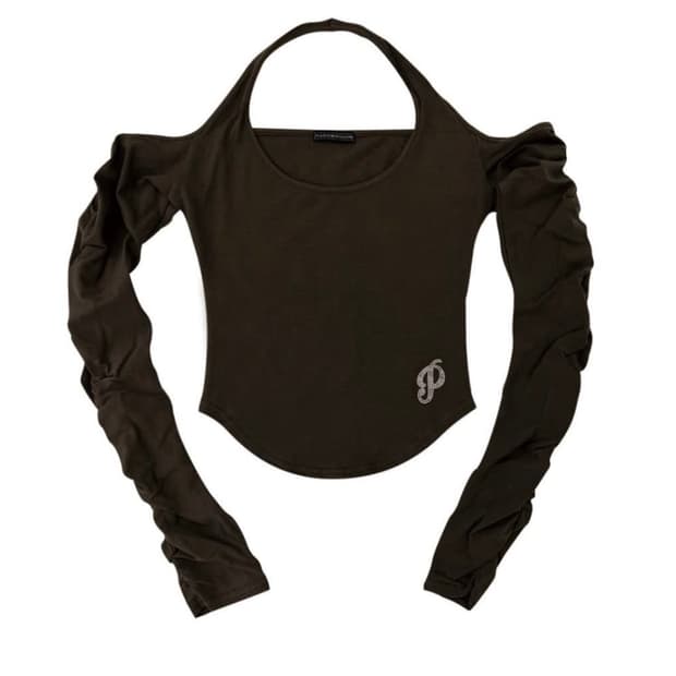 플리즈노팔로우 플노팔 데니 탑 PNF Denny Halter Top