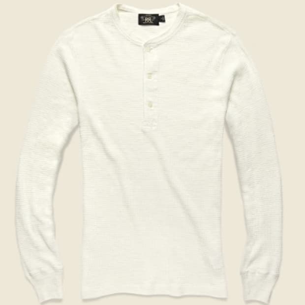 Rrl 와플 니트 반팔