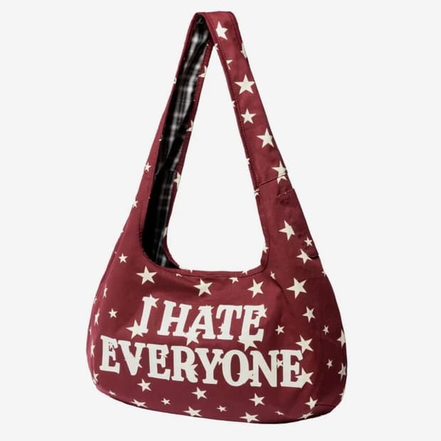 루저스 클럽 리버서블 스타 숄더백 레드 리버시블 백 가방