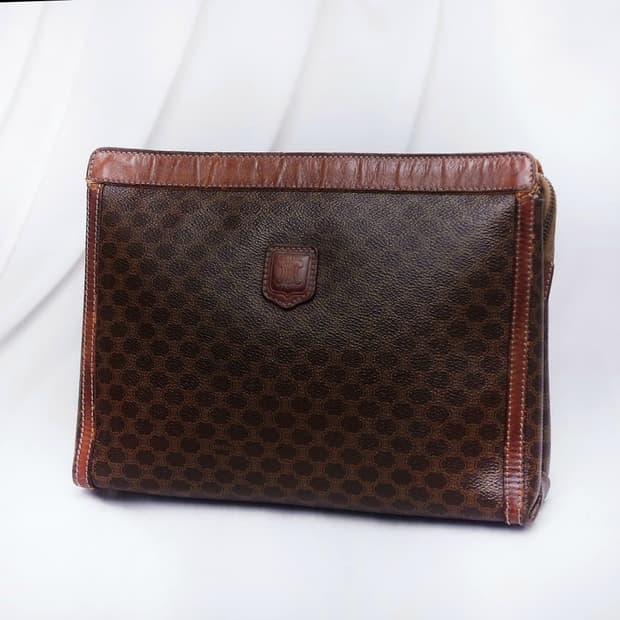 셀린느 (CELINE) 클래식 올드 마카담 모노그램 클러치백