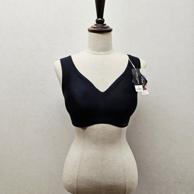 (택달린새상품)코데즈컴바인 BB브라 심리스 브라탑 L 블랙 볼륨패드