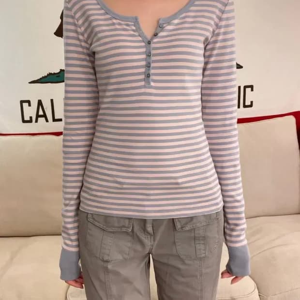 브랜디멜빌 젤리 스트라이프 탑