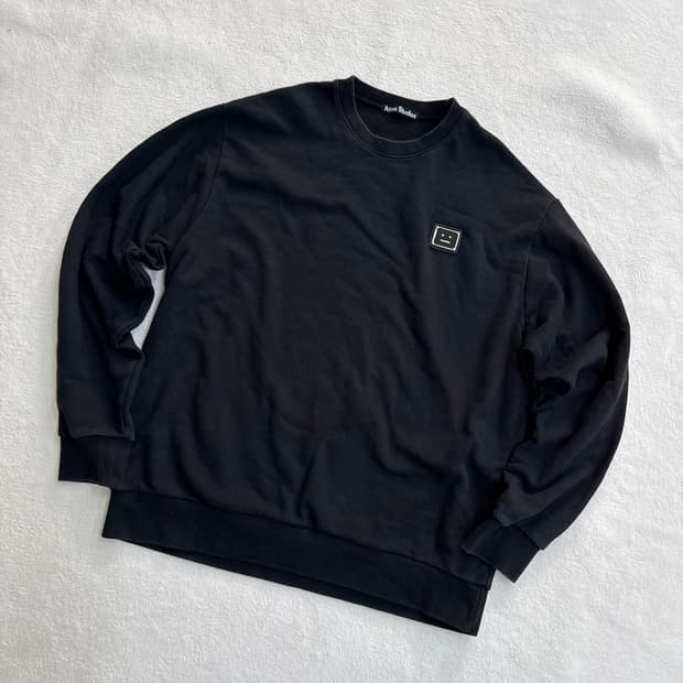 실측확인 네모로고 맨투맨 0327T