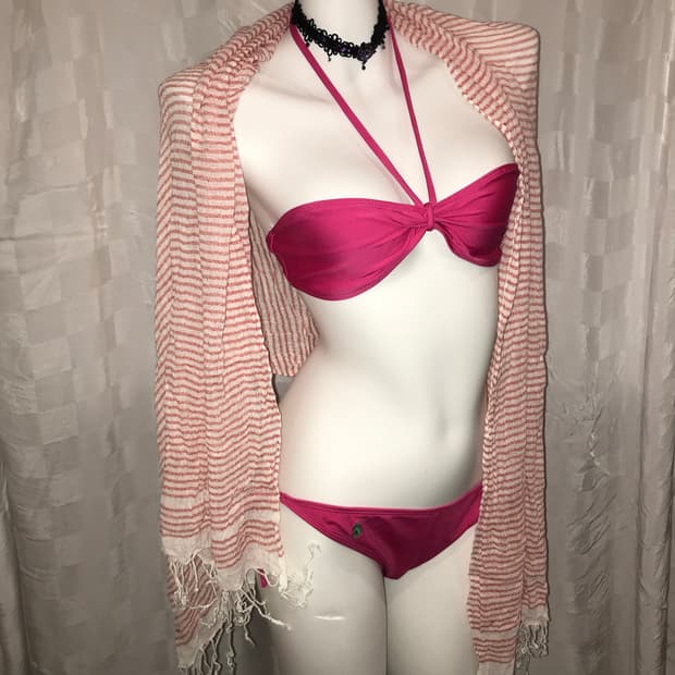 Polo 폴로랄프로렌 홀터 핫핑크 비키니