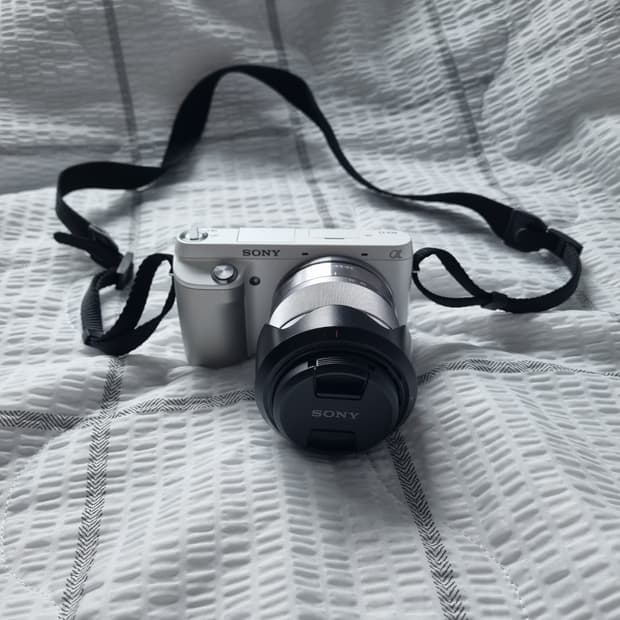 SONY 소니 NEX-F3 화이트 미러리스 카메라