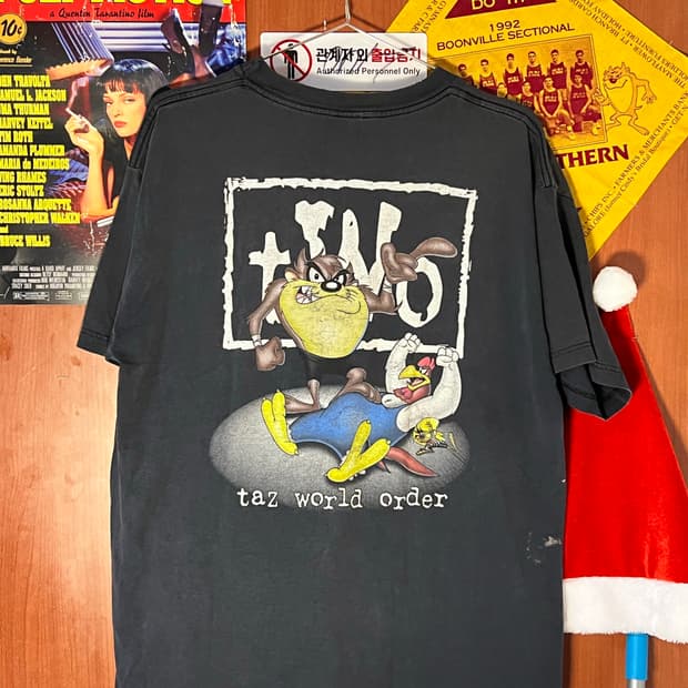 90’s Painted Looney tunes TWO shirt