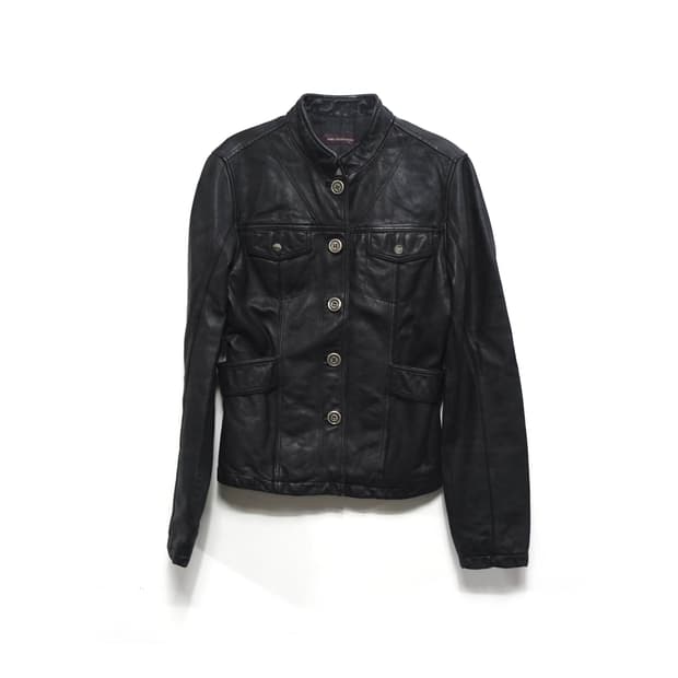 VIMS 빈티지 트러커 램스킨 양가죽 자켓