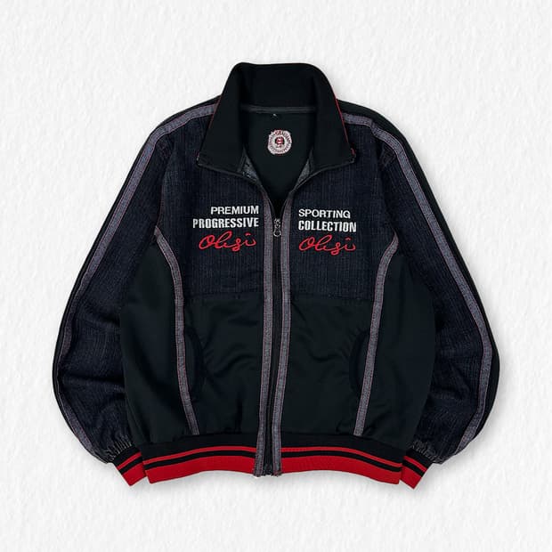 OBGI 데님 배색 자켓